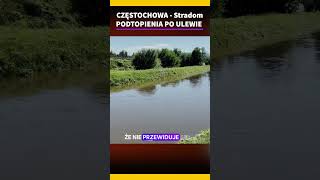 Częstochowa Podtopienia po ulewie shorts [upl. by Adnarym706]