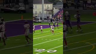 QB Kyden Barker fires the strike to WR Juwann Woodbury for an 80 yard TD receptiontxhsfb video [upl. by Blackburn867]