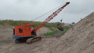 NCK 305 Dragline op Higro Show Zanddepot Eeltjemeer Rinsumageest 2024 [upl. by Ainattirb]