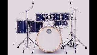 Mars Maple MM628SFU in Midnight Blue OD plus 8x7 Tom Pack 50 [upl. by Cyrie]