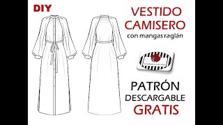 DIY VESTIDO CON PATRONES GRATIS [upl. by Mayne]