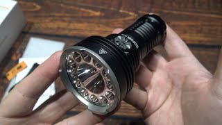 Sofirn IF30 Flashlight Kit Review 12000 Lumens SFT40 amp Twelve 3535 LEDs 30 Off [upl. by Ehrsam]