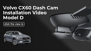 Mangoal Volvo XC 60 Model D Dash cam installation [upl. by Mihe]