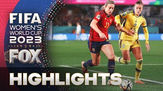 Spain vs Sweden Highlights  2023 FIFA Womens World Cup  Semifinals [upl. by Ydnir]