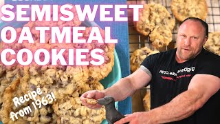 Old Fashioned OATMEAL COOKIES Semisweet Oatmeal Cookie RECIPE From 1963 [upl. by Tavis86]