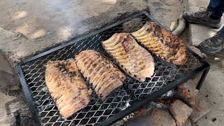 Nos sorprenden ruta la nueve con estos costillares preparados con la receta del compa Abel [upl. by Aierb764]