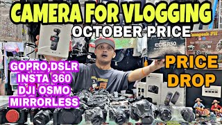 CAMERA PRICE DROP for OCTOBER MIRRORLESSDSLRINSTA 360GOPRODJI OSMOlegit sa Greenhills [upl. by Delila1]