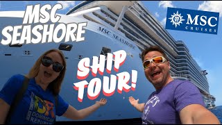 MSC Seashore Ultimate Ship Tour and Honest Review MSC Cruises USA Port Canaveral Orlando Florida [upl. by Gaylor]