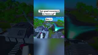 Bro has the BEST movement 💀🙏 fortnite fortnitefunny fortniteclips [upl. by Nyrac979]