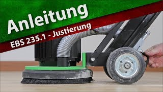 Anleitung Einstellung des Betonschleifers EBS 2351 [upl. by Ahsa786]