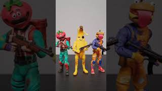 Walmart Exclusive Fortnite Legendary Series Trio Mode Tomatohead Peely Beef Boss 3Pack Ross Haul [upl. by Yknip]