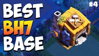 Top 3 BH7 Trophy Base  Unbeatable Builder Hall 7 Layout  Copy Link  Clash of Clans BH 7 [upl. by Reinnej]