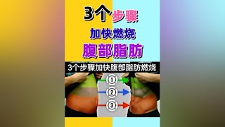 3个步骤，帮你加快燃烧腹部脂肪！ 健身减脂 减肥 [upl. by Walrath]