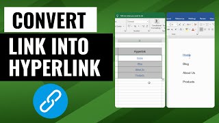 How To Convert Link Into Hyperlink  Easy StepbyStep Guide [upl. by Eiznek77]