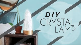 TURN A SELFIE LIGHT INTO A DIY CRYSTAL LAMP [upl. by Adamok]