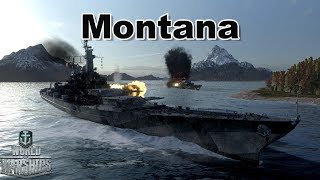 World of Warships Montana A Nailbiter [upl. by Eelyme]