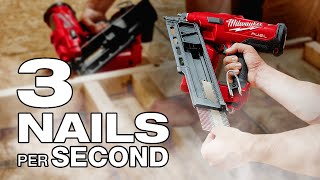 Milwaukee® M18 FUEL™ Framing Nailer  3 NAILS PER SECOND [upl. by Greta442]