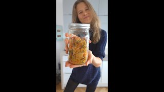 DAS ultimative Kimchi Rezept vegan mega lecker turboschnell [upl. by Deyes]