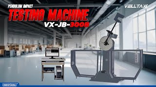 MESIN UJI MATERIAL TERBAIK  VELLTAX PENDULUM IMPACT TESTING MACHINE VXJB300B [upl. by Nacul]