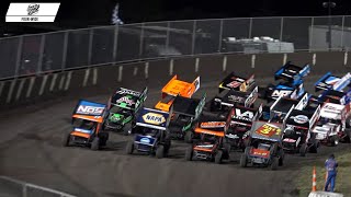 World of Outlaws NOS Energy Drink Sprint Cars  TriCity Speedway  April 28th 2023  HIGHLIGHTS [upl. by Baudelaire658]