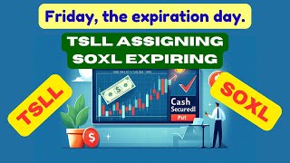 20241018 SOXL contract expiring TSLL getting assigned [upl. by Ahsennek]