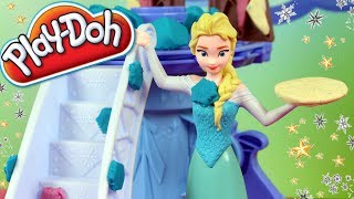 Play Doh Frozen • Lodowy Pałac Elsy • Kraina Lodu • Disney • Kreatywne zabawki [upl. by Led]