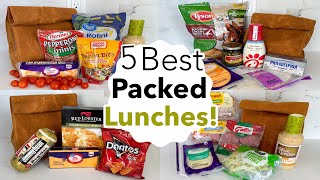 5 EASIEST Packed Lunch Ideas  The BEST Tasty amp Simple Lunches Made EASY  Julia Pacheco Recipes [upl. by Meneau712]