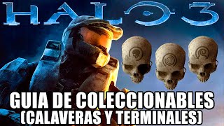 Halo 3 HALO TMCC Guía de Coleccionables CALAVERAS Y TERMINALES [upl. by Carr]