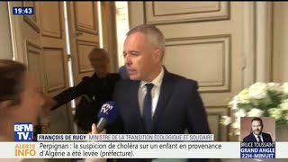 Energie santé environnement François de Rugy quotconnaît les enjeux sur la tablequot [upl. by Sej]