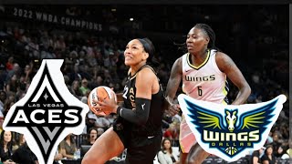 LAS VEGAS ACES VS DALLAS WINGS LIVE SCORE  WNBA SEASON 2024 [upl. by Eiclek]