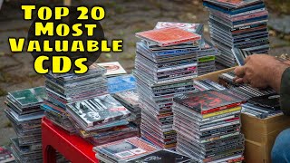 Top 20 Most Valuable Compact Discs CDs [upl. by Nemraciram]