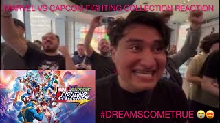 Marvel vs Capcom Fighting Collection Reaction at Nintendo NY LOUD VOLUME WARNING DreamsComeTrue 😭😍😱 [upl. by Nagol]