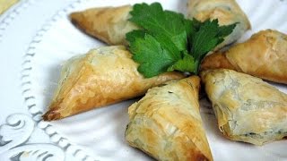 how to make spanakopita triangles [upl. by Nongim759]