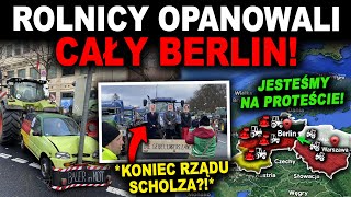 NAJWIĘKSZA DEMONSTRACJA W HISTORII NIEMIEC  tak wygląda protest rolników w Berlinie [upl. by Rego550]