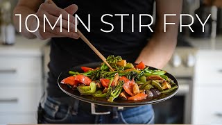 FAST Vegetable Stir Fry  EASY Chinese Veggies Recipe [upl. by Stearne]