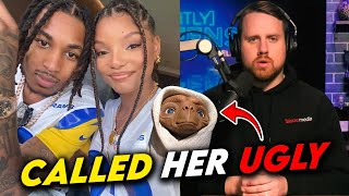 DDG VIOLATES RightWing Podcaster for calling Halle Bailey UGLY and COMPARING her to ET [upl. by Hein622]