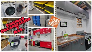 THE HOME DEPOT 🇲🇽‼️ cocinas lavadoras refrigeradores organización y más [upl. by Arorua]