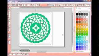 Doily Designing with Silhouette Studio Software [upl. by Philan142]