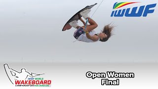 2019 IWWF World Wakeboard Championships  Open Women Final [upl. by Dixie763]