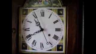 Grasshopper longcase clock old video [upl. by Nahshunn]