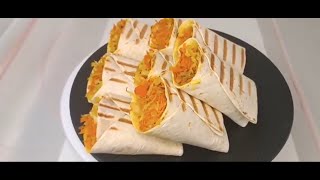 HOW TO MAKE HEALTHY VEGETABLE WRAPS [upl. by Halley709]