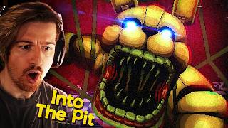 THERES A KILLER IN A SUIT  FNAF INTO THE PIT Full Game Endings  SECRETS [upl. by Htnnek907]