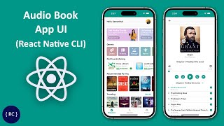 Audio Book App UI in React Native CLI [upl. by Farris354]