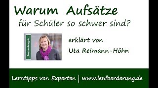 Aufsatz schreiben  warum ist das so schwer [upl. by Waite]