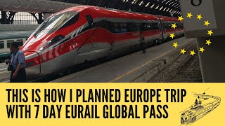 Eurail Global Pass  Europe Travel on budget [upl. by Gamber]