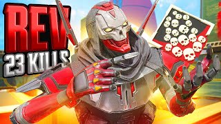 AMAZING Revenant 23 KILLS Apex Legends Gameplay Season 19 [upl. by Alyek]