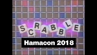 Scrabble Hamacon 2018 [upl. by Kissner]