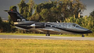 Beechcraft Hawker 400XP Decolagem em Angra dos Reis RJ [upl. by Aiveneg]