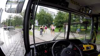 Katowice 🚍 Linia 673 Maseczki w autobusie jak to jest cz 44 [upl. by Annayar]