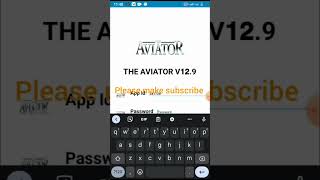 THE AVIATOR V129 ID  password and activation code [upl. by Drawoh]